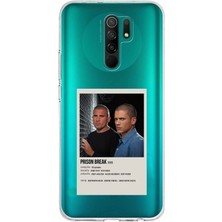 TechTree Redmi 9 Uyumlu Prison Break Tasarımlı Baskılı Silikon Kılıf