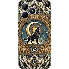 TechTree Realme Note 50 Uyumlu Yalnız Kurt Göktürk Baskılı Silikon Kılıf