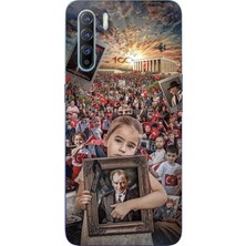 TechTree Oppo Reno 3 - A91 Uyumlu Atatürk Anıtkabir Baskılı Silikon Kılıf