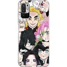 TechTree Redmi Note 10 5g Uyumlu Demon Slayer Manga Baskılı Silikon Kılıf
