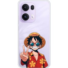 TechTree Oppo Reno 13 Pro Uyumlu Monkey D. Luffy Tasarımlı Baskılı Silikon Kılıf