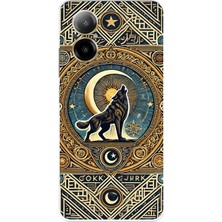 TechTree Realme 12 Lite - C67 Uyumlu Yalnız Kurt Göktürk Baskılı Silikon Kılıf