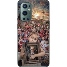 TechTree Oneplus 9 Pro Uyumlu Anıtkabir Atatürk Portre Baskılı Silikon Kılıf