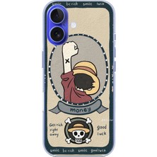 TechTree iPhone 16 Uyumlu One Piece Dolar Baskılı Silikon Kılıf