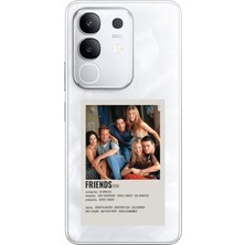 TechTree Vivo Y29 Uyumlu Friends Mini Poster Tasarımlı Baskılı Silikon Kılıf