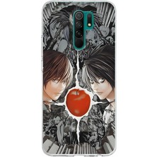 TechTree Redmi 9 Uyumlu Death Note Kapak Tasarımlı Baskılı Silikon Kılıf