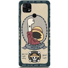 TechTree Redmi 10C - Poco C40 Uyumlu One Piece Dolar Baskılı Silikon Kılıf