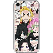 TechTree iPhone Xr Uyumlu Demon Slayer Manga Baskılı Silikon Kılıf