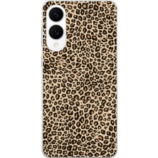 TechTree Samsung Galaxy S25 Edge Uyumlu Leopar Tasarımlı Baskılı Silikon Kılıf