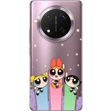 TechTree Honor Magic 7 Lite Uyumlu Powerpuff Girls Tasarımlı Baskılı Silikon Kılıf