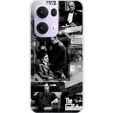 TechTree Oppo Reno 13 Pro Uyumlu The Godfather Baba Film Tasarımlı Baskılı Silikon Kılıf