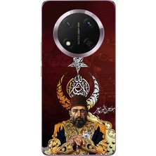 TechTree Honor Magic 7 Lite Uyumlu Abdülhamid Han Baskılı Silikon Kılıf