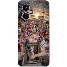 TechTree Honor 400 Uyumlu Anıtkabir Atatürk Portre Baskılı Silikon Kılıf