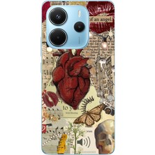 TechTree Redmi Note 14 4g Uyumlu Vampire Diaries Vintage Baskılı Silikon Kılıf