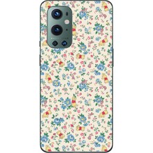 TechTree Oneplus 9 Pro Uyumlu Ayı Winnie Pooh ve Çiçekler Baskılı Silikon Kılıf