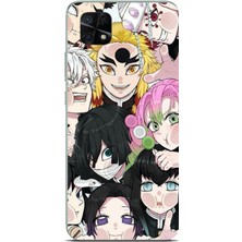 TechTree Redmi 10C - Poco C40 Uyumlu Demon Slayer Manga Baskılı Silikon Kılıf
