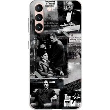 TechTree Samsung Galaxy S21 Uyumlu The Godfather Baba Film Tasarımlı Baskılı Silikon Kılıf