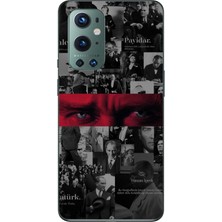 TechTree Oneplus 9 Pro Uyumlu Atatürk Gözler Tasarım Baskılı Silikon Kılıf