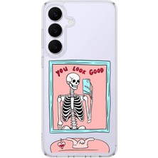 TechTree Samsung Galaxy S25 Fe Uyumlu You Look Good Iskelet Tasarımlı Baskılı Silikon Kılıf