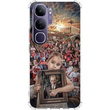 TechTree Vivo V40 Lite Uyumlu Atatürk Anıtkabir Baskılı Silikon Kılıf