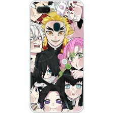 TechTree Oppo A5S-AX7-A12 Uyumlu Demon Slayer Manga Baskılı Silikon Kılıf