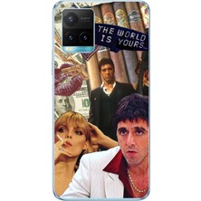 TechTree Vivo Y21S/Y33S/Y32 Uyumlu The Worlds Is Yours Tasarımlı Baskılı Silikon Kılıf