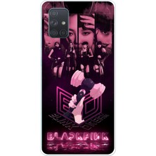 TechTree Samsung Galaxy A71 Uyumlu Blackpink Poster Baskılı Silikon Kılıf