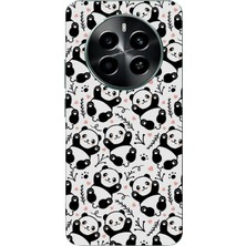 TechTree Realme 12 Pro - Pro Plus Uyumlu Minik Pandalar Baskılı Silikon Kılıf