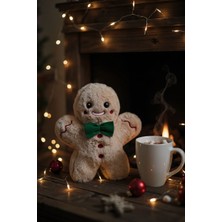 K-LAY Kurabiye Adam Yılbaşı Dekorasyon 35 cm Peluş Oyuncak