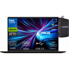 Asus Vivobook 16 Core 5 210H V3607VU-RP276-K53 64GB 4tb RTX4050 6gb W11PRO 16" Wuxga Notebook