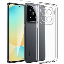 Teleplus Xiaomi 15T Pro Kılıf Kamera Korumalı Jelly Silikon + Ekran Koruyucu