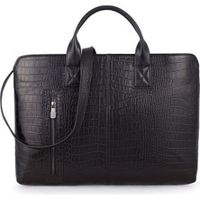 Bilik Deri Business Siyah  Unisex Laptop & Evrak Çantası BLM09 2197-KR