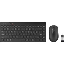 A4 Tech FG2200 Aır2 Siyah, Fstyler, 2.4ghz Kablosuz, Türkçe Q, Sessiz Klavye Mouse Set