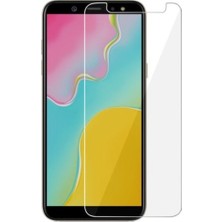 TNX ESLIFETECH26AKSESUAR Samsung Galaxy A6 Plus 2018 Uyumlu Temperli Cam Ekran Koruyucu