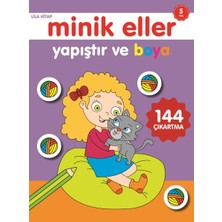 Tp Minik Eller Yapıştır ve Boya - Lila Kitap
