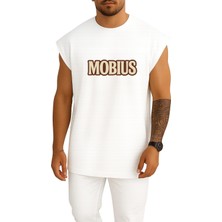 Bahriyeli Collection Oversize Mobius Yabancı Dizi Göğüs Baskılı Atlet