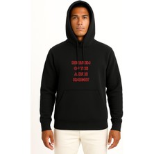 Bahriyeli Collection Kapüşonlu Requiem Of The Azure Knight Anime Göğüs Baskılı Unisex Sweatshirt
