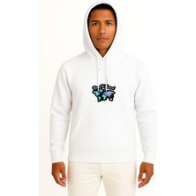 Bahriyeli Collection Kapüşonlu Gezmek Için Doğmak - Born To Travel Göğüs Baskılı Unisex Sweatshirt