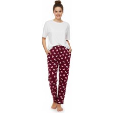 İki Yıldız Kadın Tek Penye Pijama Alt BGL-ST05005