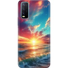 Egstech Vivo Y20 Y20S Y11S Uyumlu Kapak Kılıf Desenli Kapak Renkli Tpu Uv Okyanus