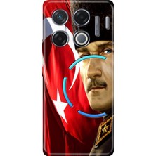 Egstech Infinix Gt 20 Pro Kılıf Renkli Esnek Silikon Mustafa Kemal