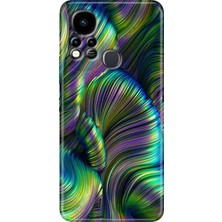 Egstech Infinix Hot 11S Uyumlu Kılıf Renkli Tpu Silikon Holographic