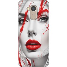 Egstech General Mobile Gm 8 Uyumlu Kılıf Desenli Silikon Renkli Tpu Uv Lady