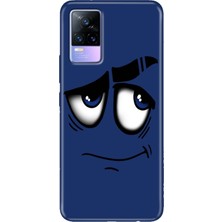 Egstech Vivo V21 Kılıf Resimli Desenli Silikon Esnek Uyumlu Kapak Acaba