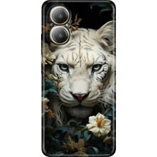 Egstech Realme 12 Lite Kılıf Renkli Rubber Baskılı Silikon Aslan