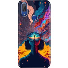 Egstech Vestel Venus E5 Kılıf Desenli Baskılı Hd Vestel E5 Silikon Girdap