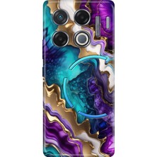 Egstech Infinix Gt 20 Pro Kılıf Renkli Esnek Silikon Keskin Ametist