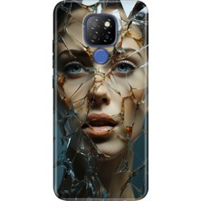 Egstech General Mobile Gm 20 Kılıf Desenli Silikon Case Uv Cam Kırığı