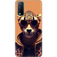 Egstech Vivo Y20 Y20S Y11S Uyumlu Kapak Kılıf Desenli Kapak Renkli Tpu Uv Tiger