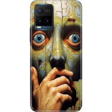 Egstech Vivo Y21S Uyumlu Kapak Kılıf Desenli Kapak Renkli Tpu Uv Iluzyon